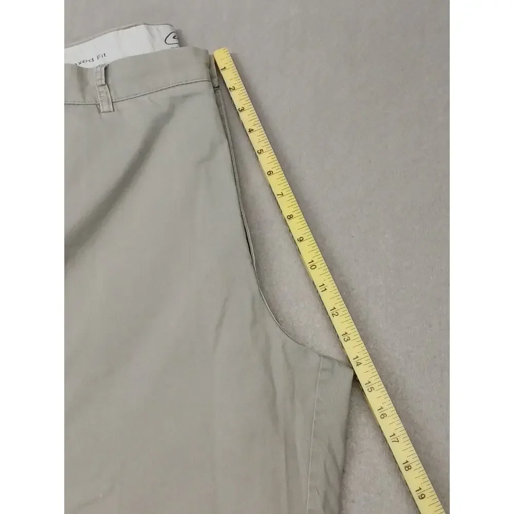 Rountree & Yorke Casuals (42W) Mens Beige Khaki Chino Shorts - Picture 10 of 12
